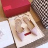 발렌티노 락스터드 슬링백 발레리나 SW2S0H13 무광 핑크